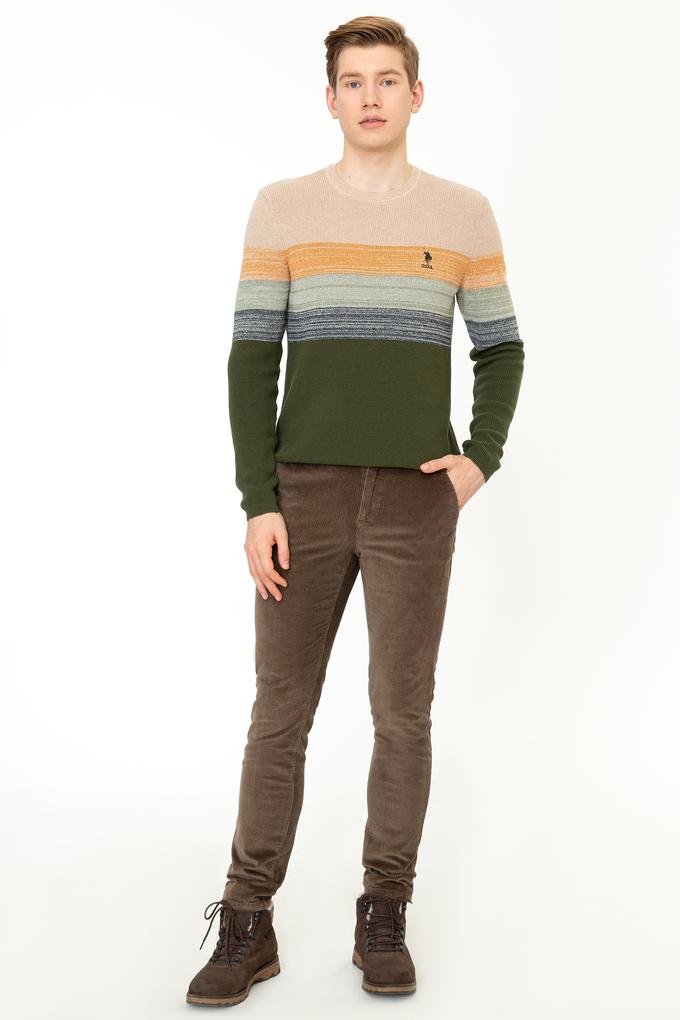 Erkek Kahverengi Kanvas Pantolon