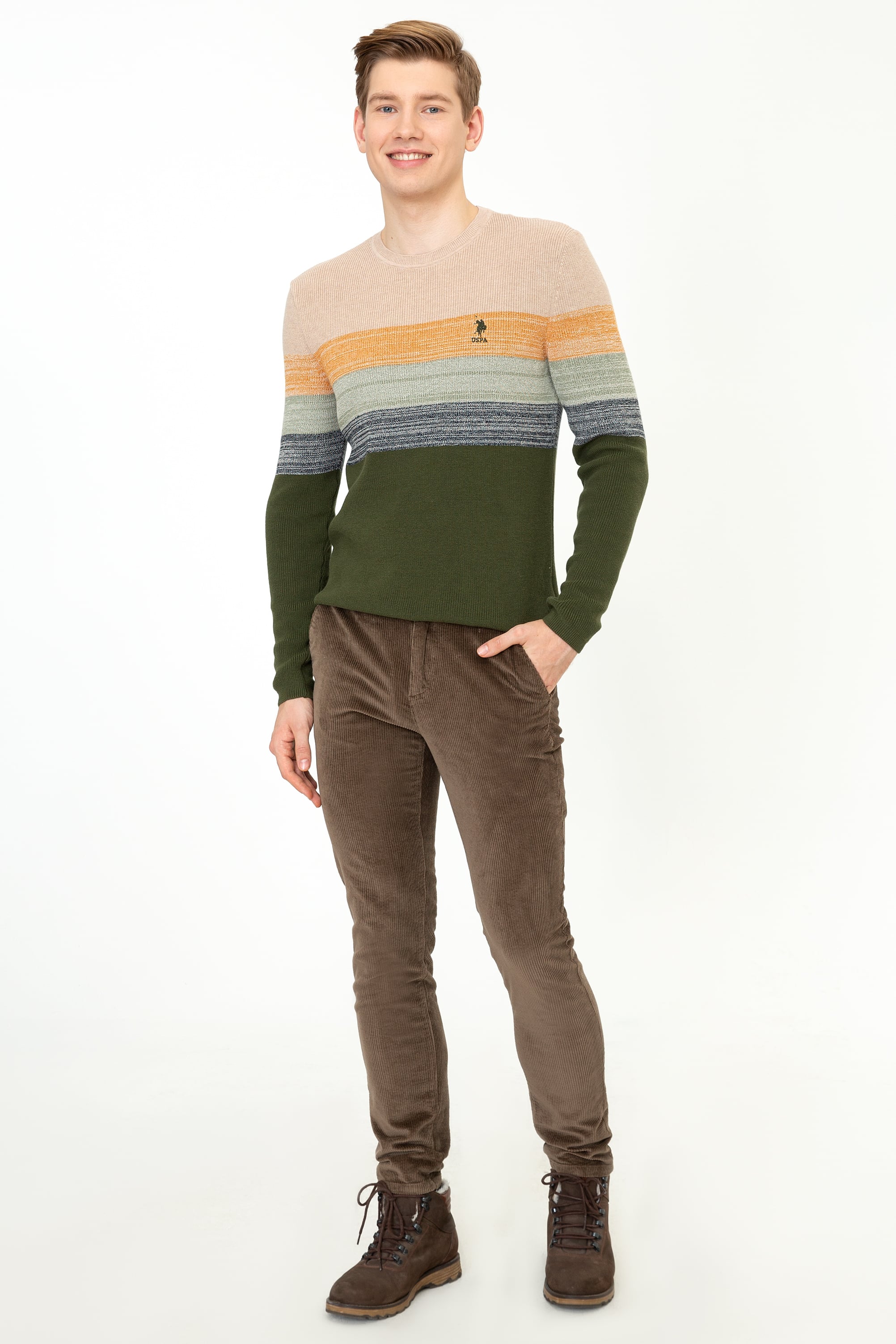 Erkek Kahverengi Kanvas Pantolon - Image 3