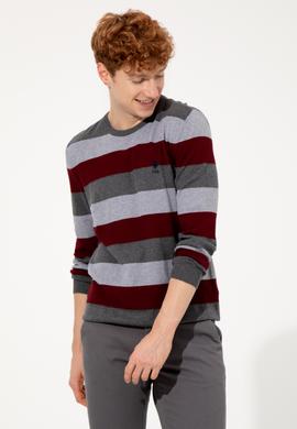 Erkek Antrasit Melanj Kazak - 50237106013