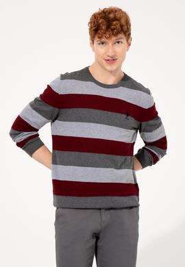 Erkek Antrasit Melanj Kazak - 50237106013