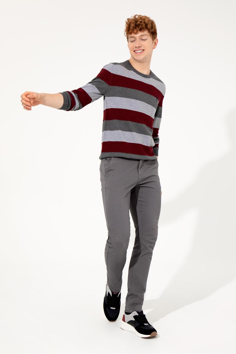 Erkek Antrasit Melanj Kazak - 50237106013