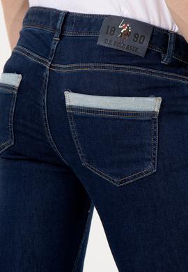 Erkek Mavi Denim Pantolon - 50247268003