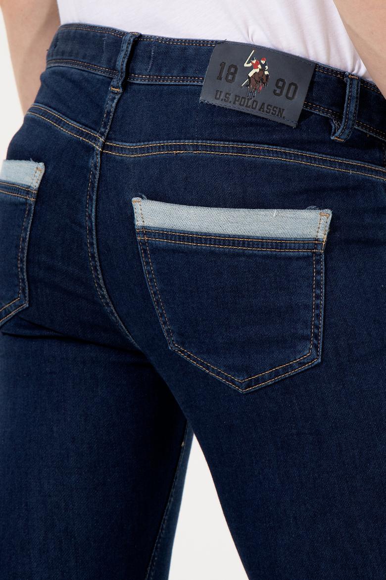 Erkek Mavi Denim Pantolon - 50247268003