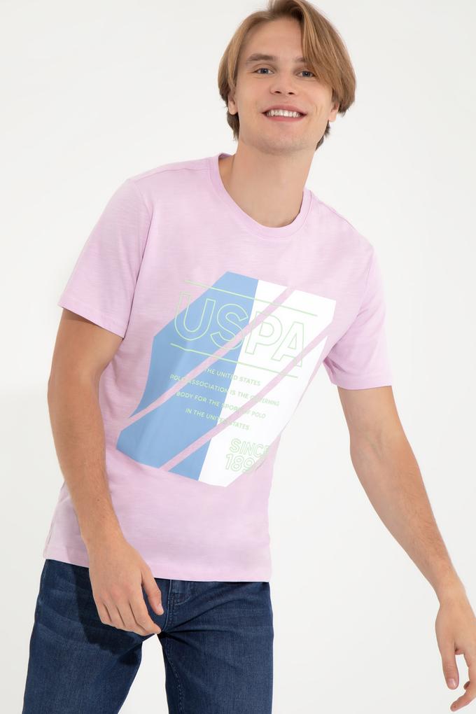 Erkek Manolya Bisiklet Yaka Tişört