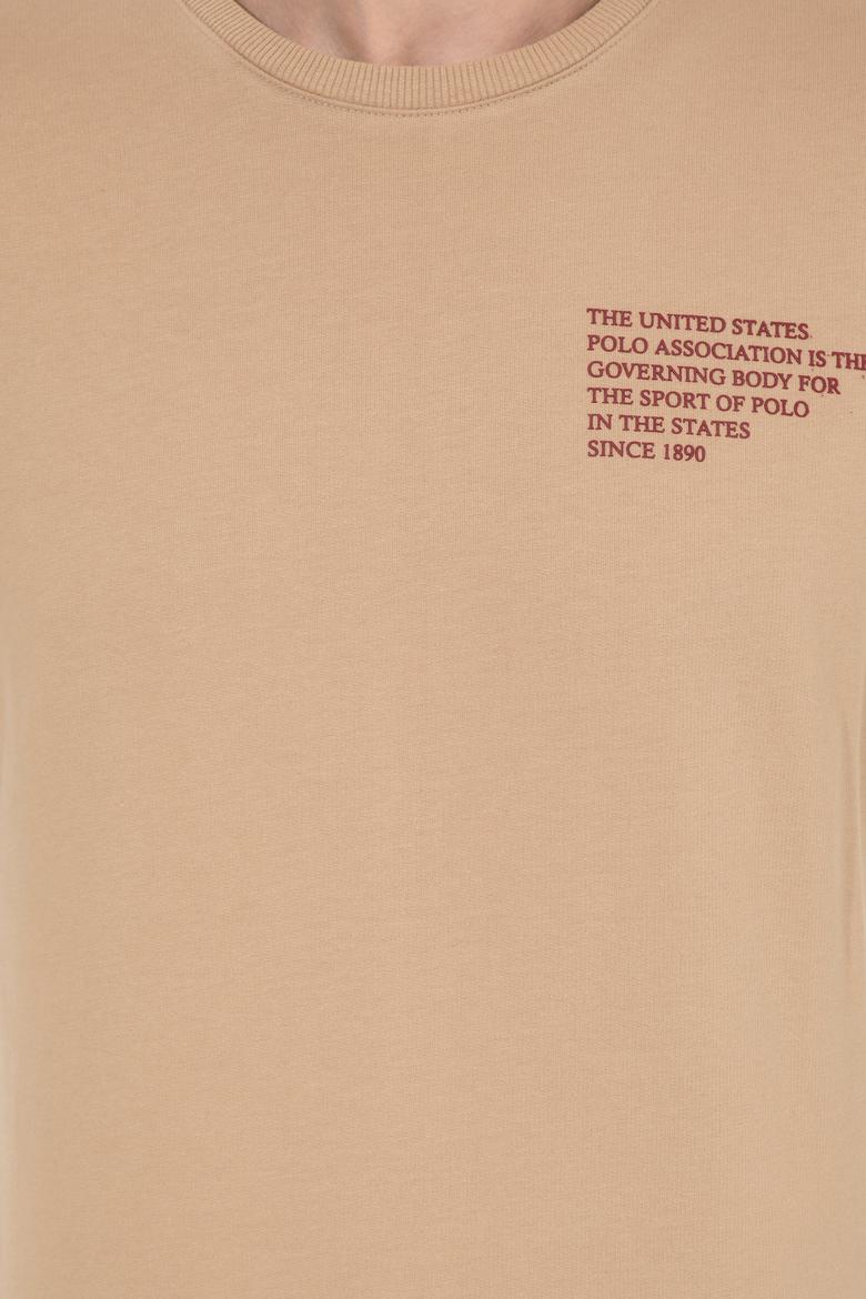 Erkek Camel Sweatshirt - 50253289031