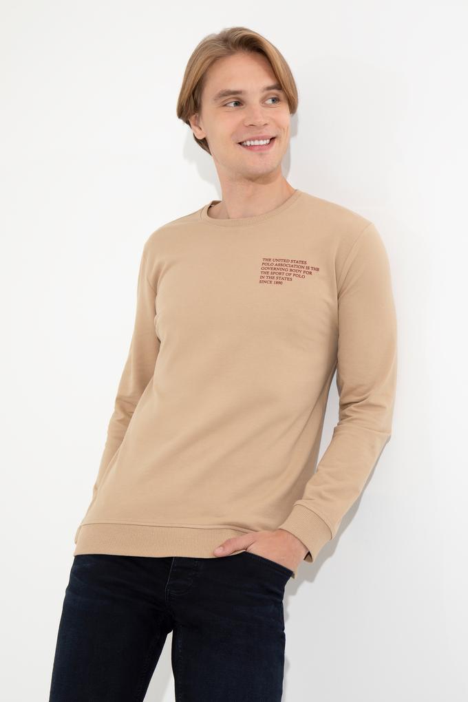 Erkek Camel Sweatshirt