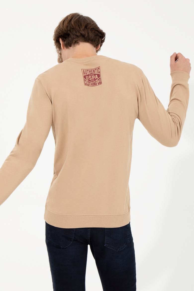 Erkek Camel Sweatshirt - 50253289031