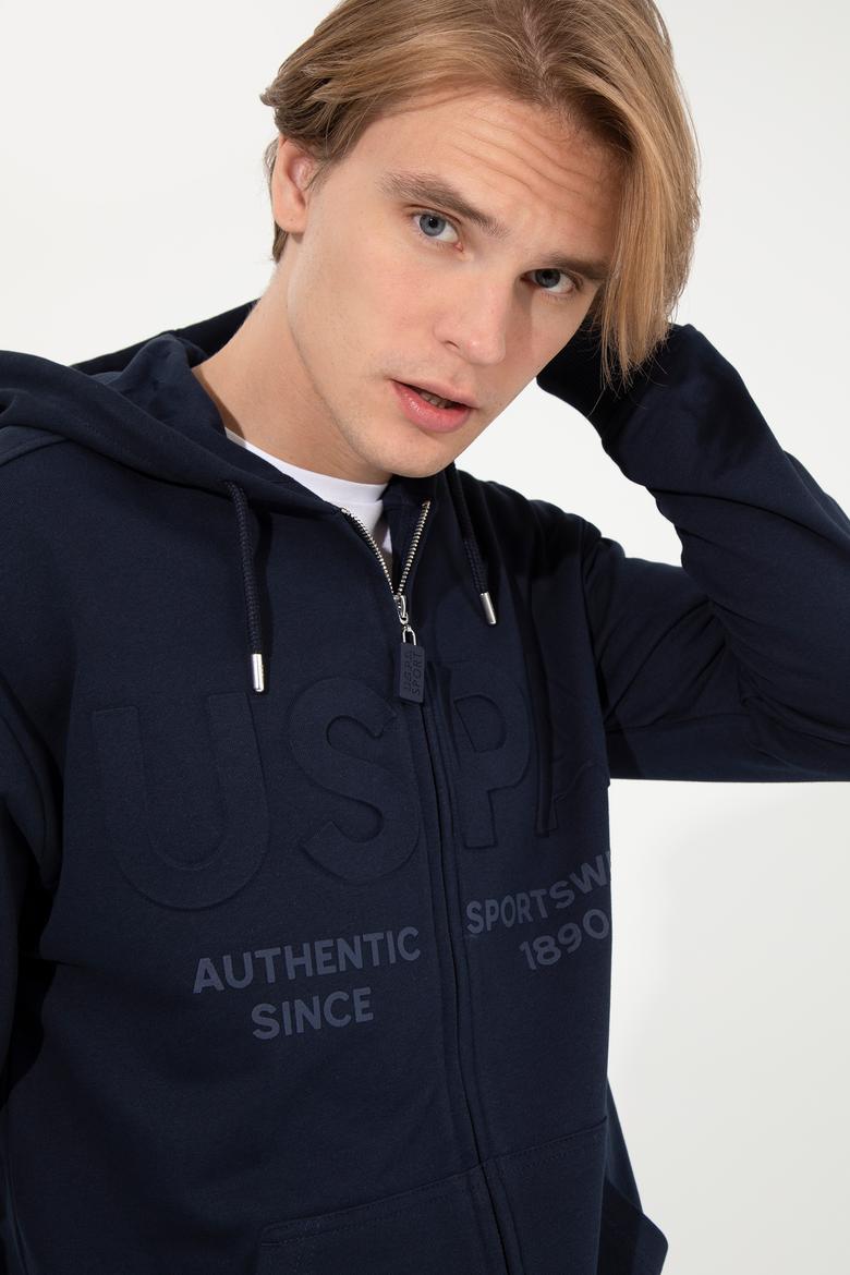 Erkek Lacivert Comfort Örme Hırka - 50253388002