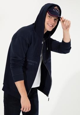 Erkek Lacivert Comfort Örme Hırka - 50253388002