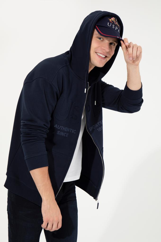 Erkek Lacivert Comfort Örme Hırka