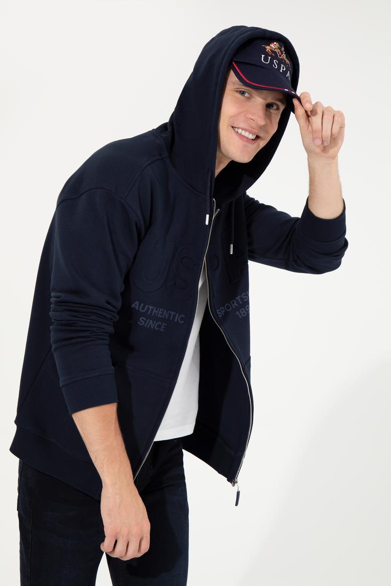 Erkek Lacivert Comfort Örme Hırka