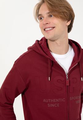 Erkek Vişne Örme Hırka - 50253388022