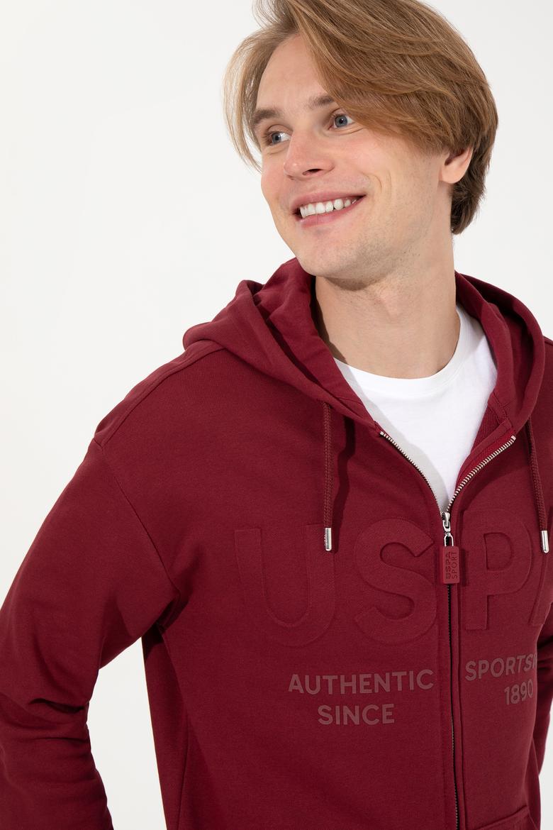 Erkek Vişne Örme Hırka - 50253388022