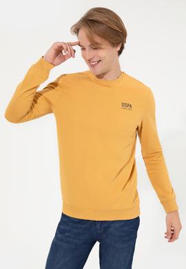 Erkek Safran Basic Sweatshirt - 50257281106