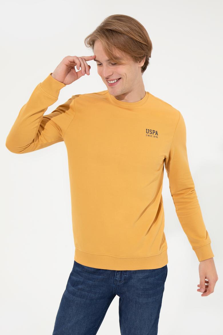 Erkek Safran Basic Sweatshirt - 50257281106