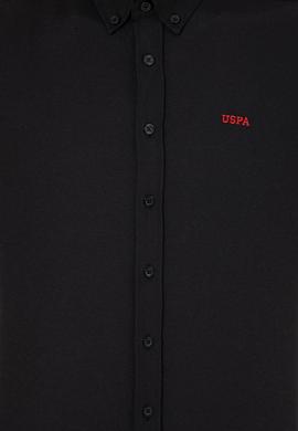 Erkek Siyah Uzun Kollu Basic Gömlek - 50262491017