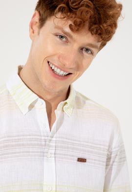 Erkek Safran Uzun Kollu Gömlek - 50246789017