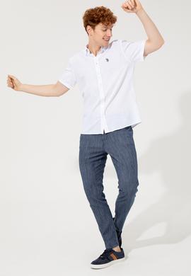 Erkek Beyaz Gömlek Kısakol - 50254416016