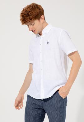 Erkek Beyaz Gömlek Kısakol - 50254416016