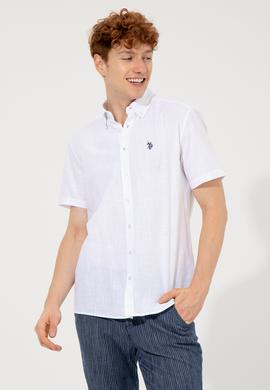 Erkek Beyaz Gömlek Kısakol - 50254416016