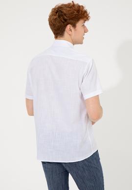 Erkek Beyaz Gömlek Kısakol - 50254416016