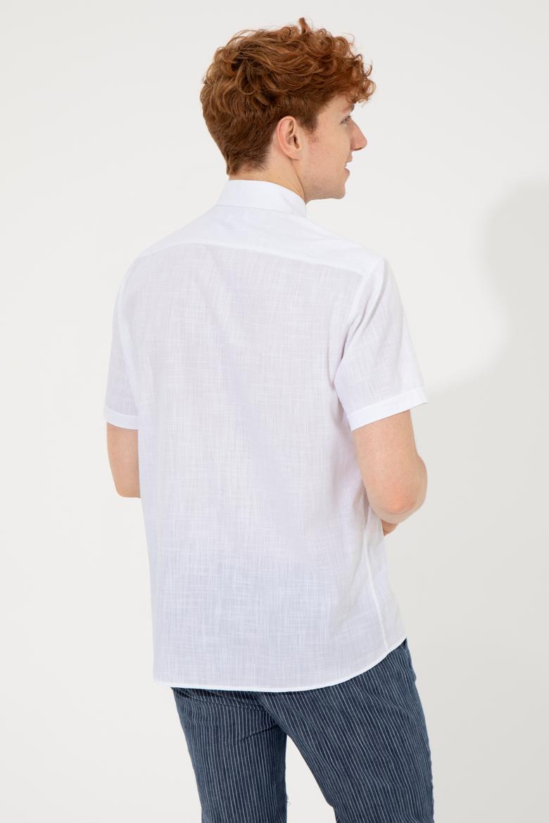 Erkek Beyaz Gömlek Kısakol - 50254416016