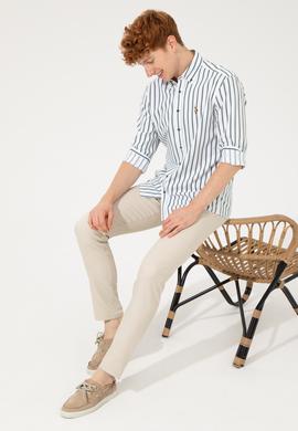 Erkek Taş Kanvas Pantolon - 50246099064