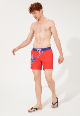 Erkek Kırmızı Deniz Şortu - 50245365046