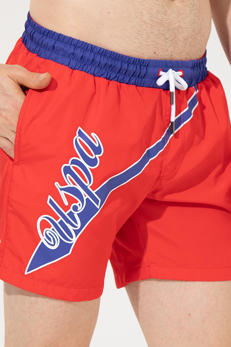 Erkek Kırmızı Deniz Şortu