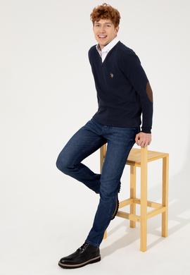 Erkek Lacivert Basic Kazak - 50251886001