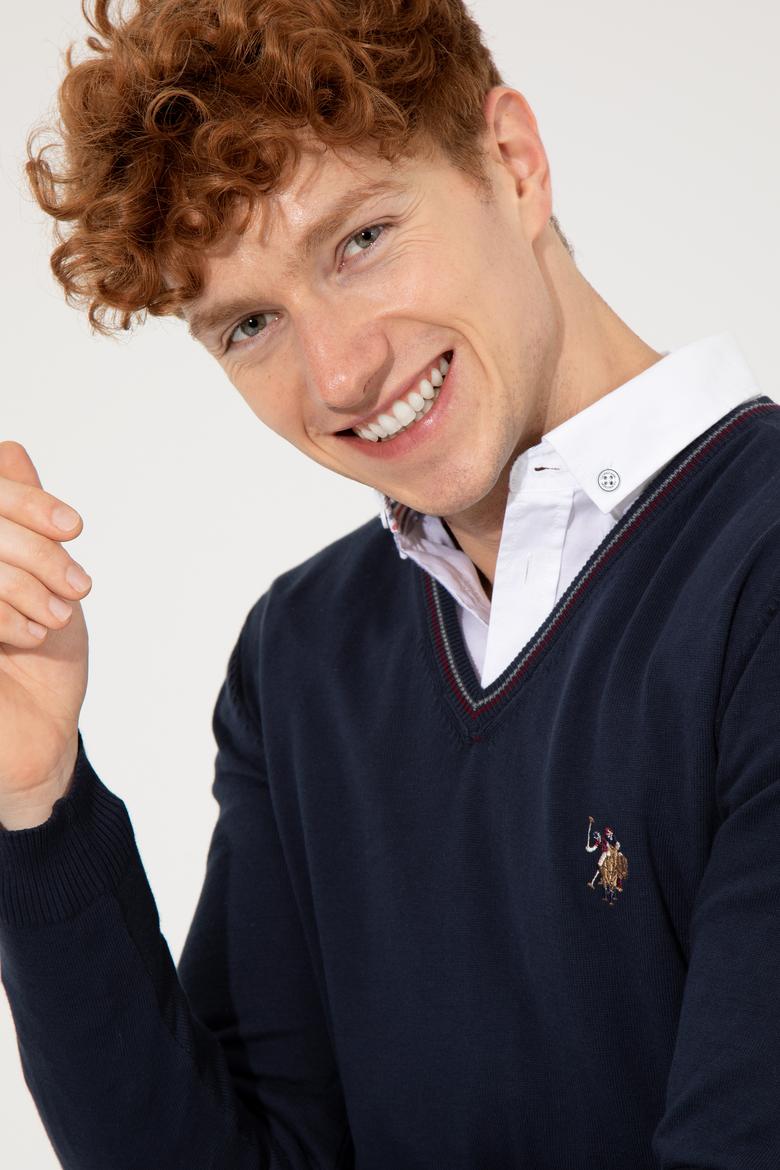 Erkek Lacivert Basic Kazak - 50251886001