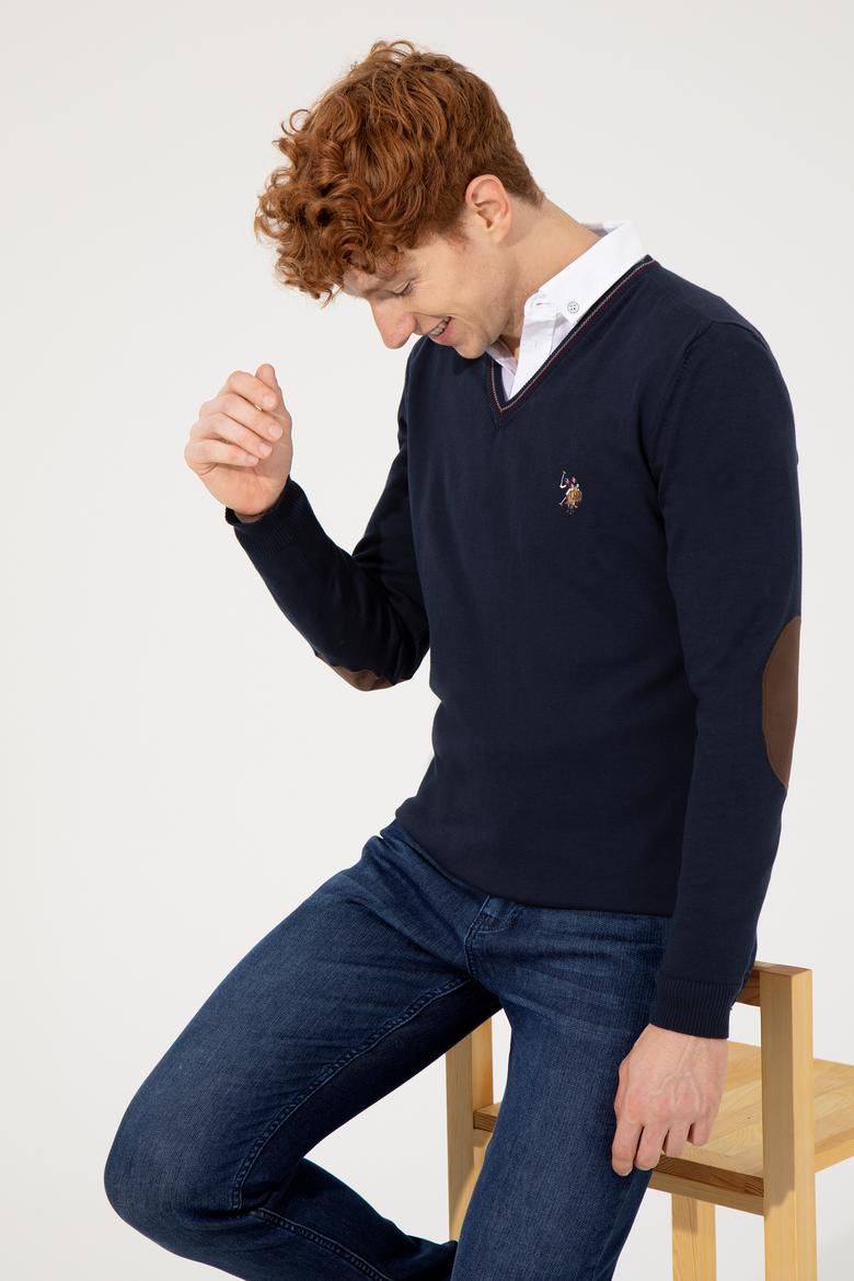 Erkek Lacivert Basic Kazak - 50251886001