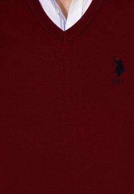 Erkek Bordo Basic Kazak - 50253445036