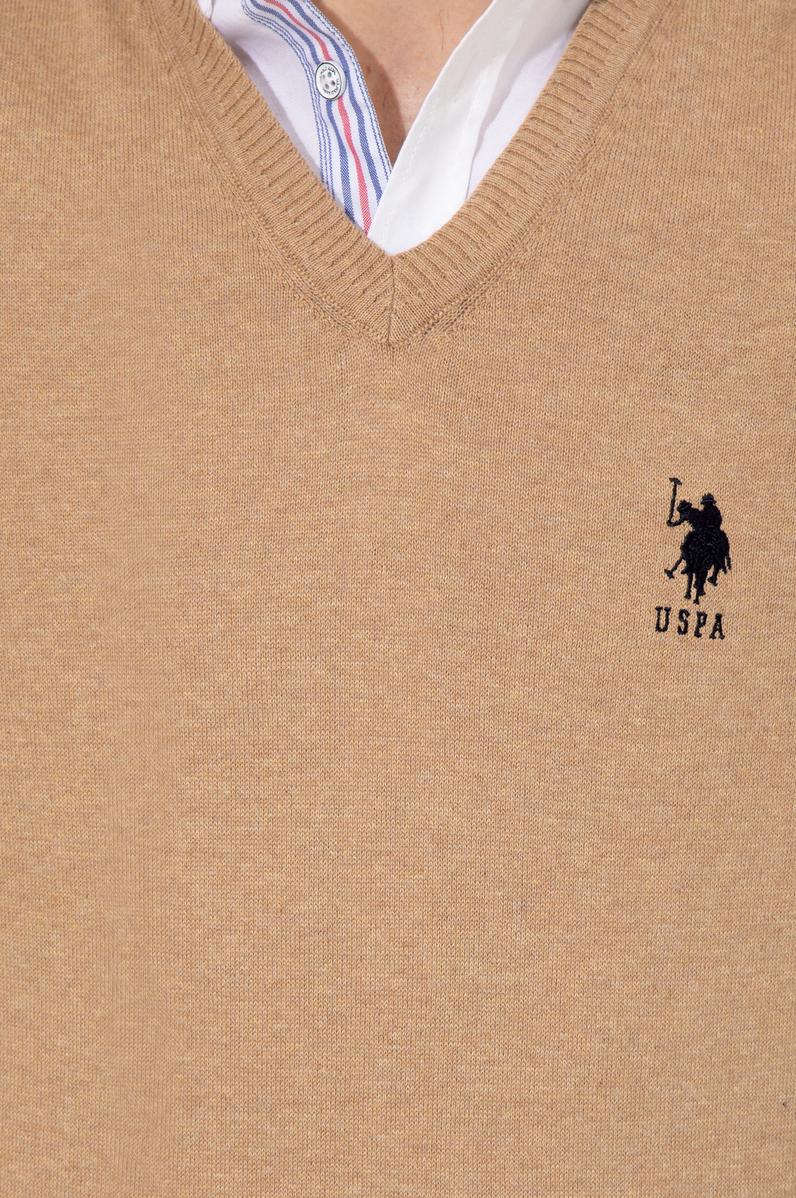 Erkek Camel Melanj Basic Kazak