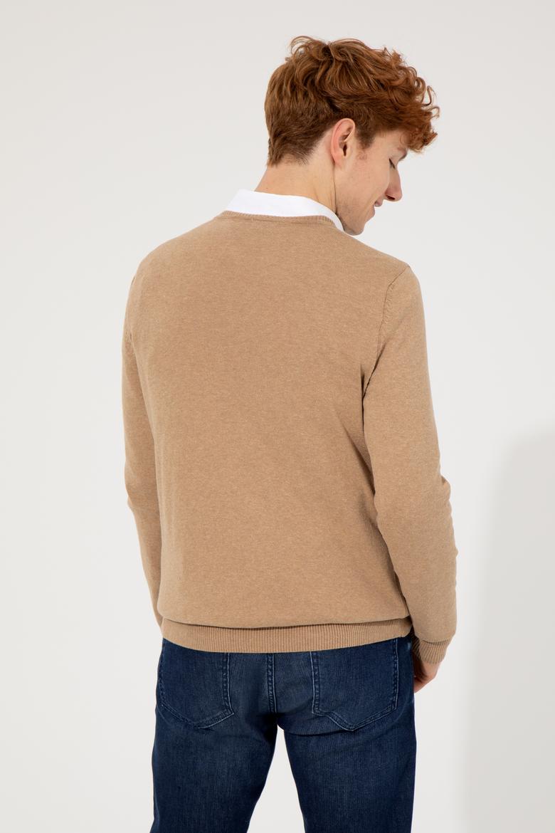 Erkek Camel Melanj Basic Kazak - 50253445048