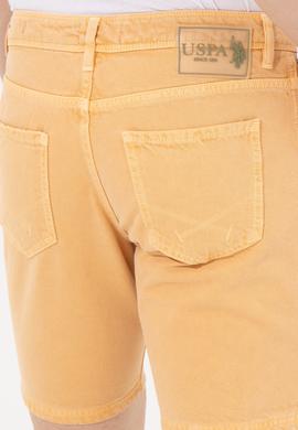 Erkek Turuncu Jean Şort - 50249362002