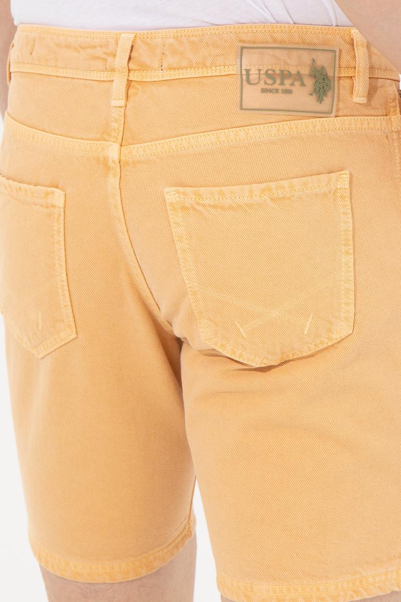 Erkek Turuncu Jean Şort - 50249362002