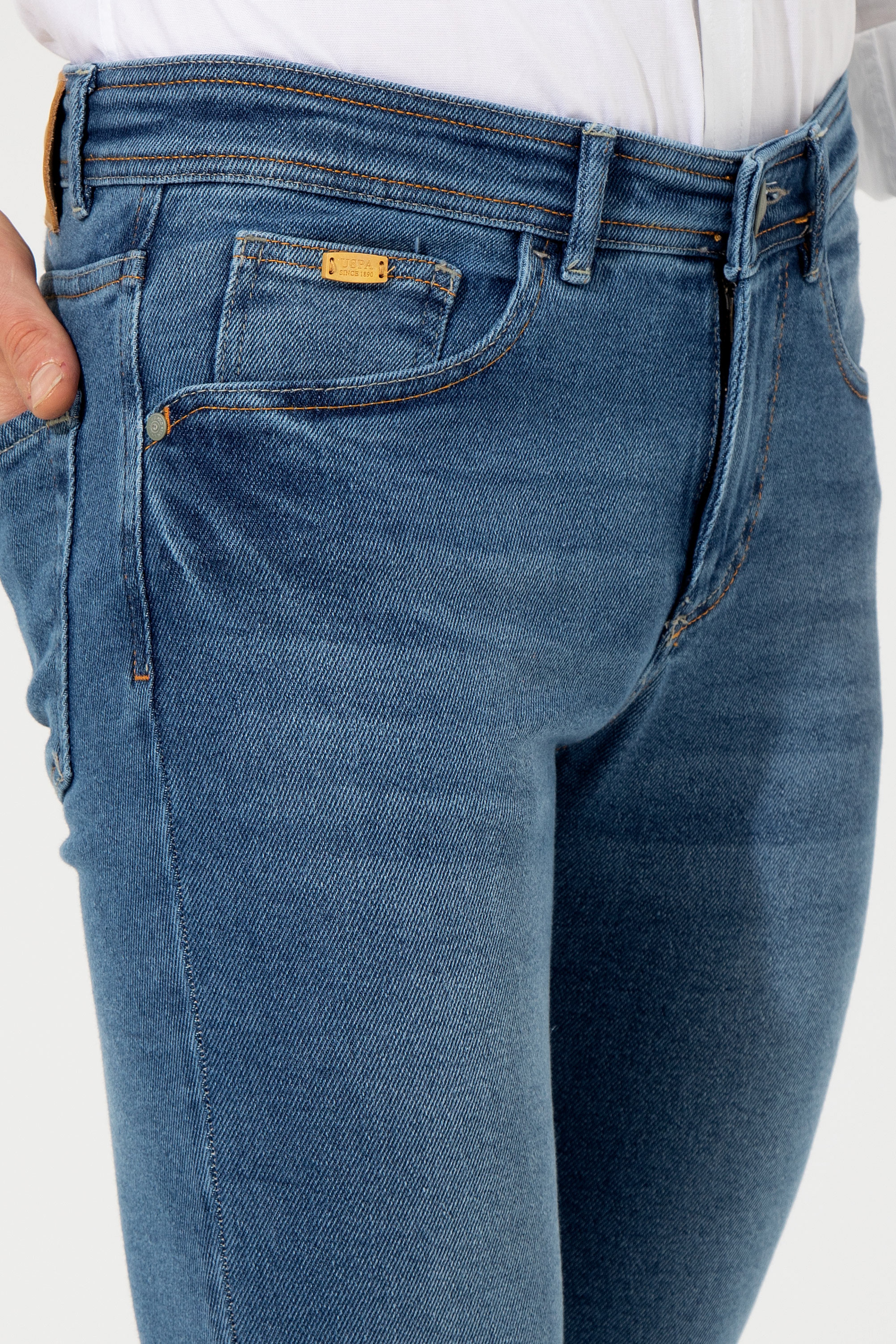 Erkek Mavi Jean Pantolon - Image 5