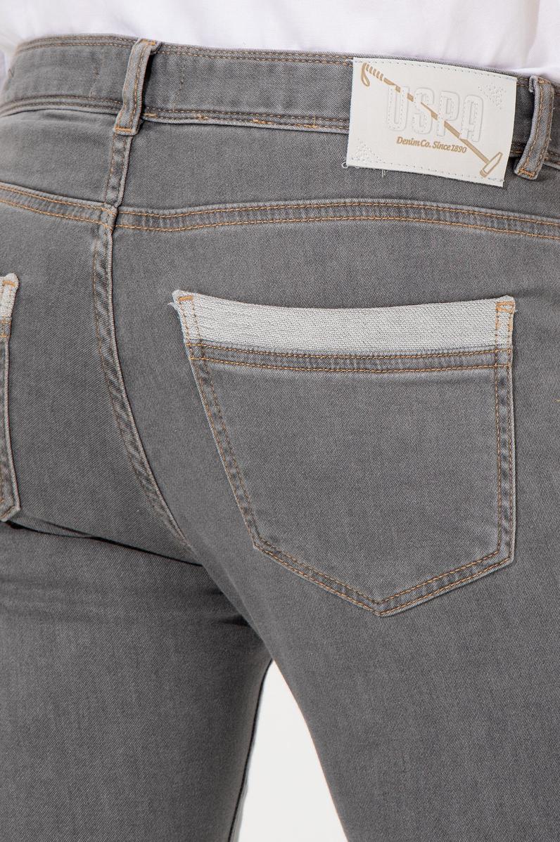 Erkek Gri Jean Pantolon