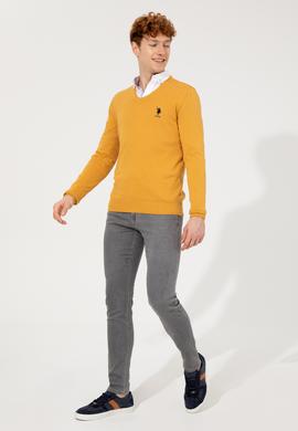 Erkek Gri Jean Pantolon - 50247264039