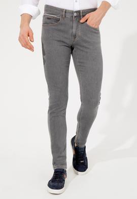 Erkek Gri Jean Pantolon - 50247264039