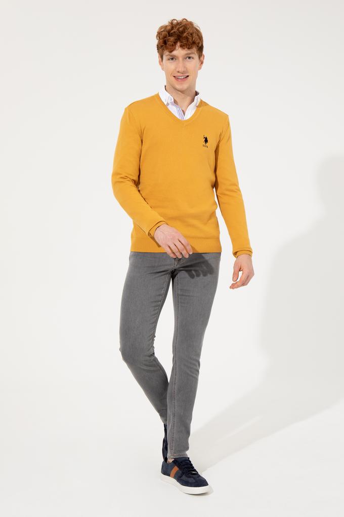 Erkek Gri Jean Pantolon