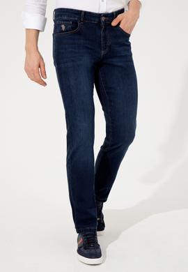 Erkek Koyu Mavi Jean Pantolon - 50251794017