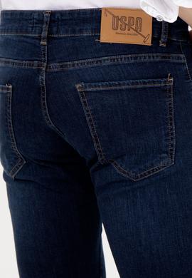 Erkek Koyu Mavi Jean Pantolon - 50251794017