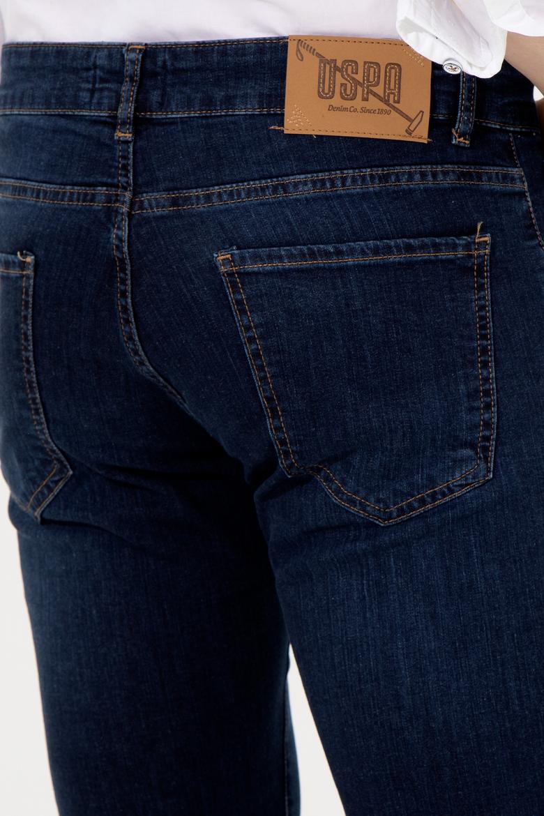 Erkek Koyu Mavi Jean Pantolon - 50251794017