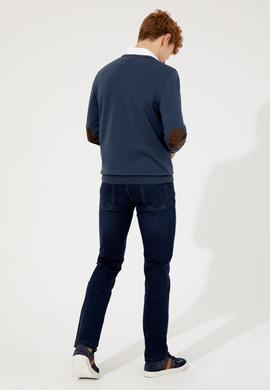 Erkek Koyu Mavi Jean Pantolon - 50251794017