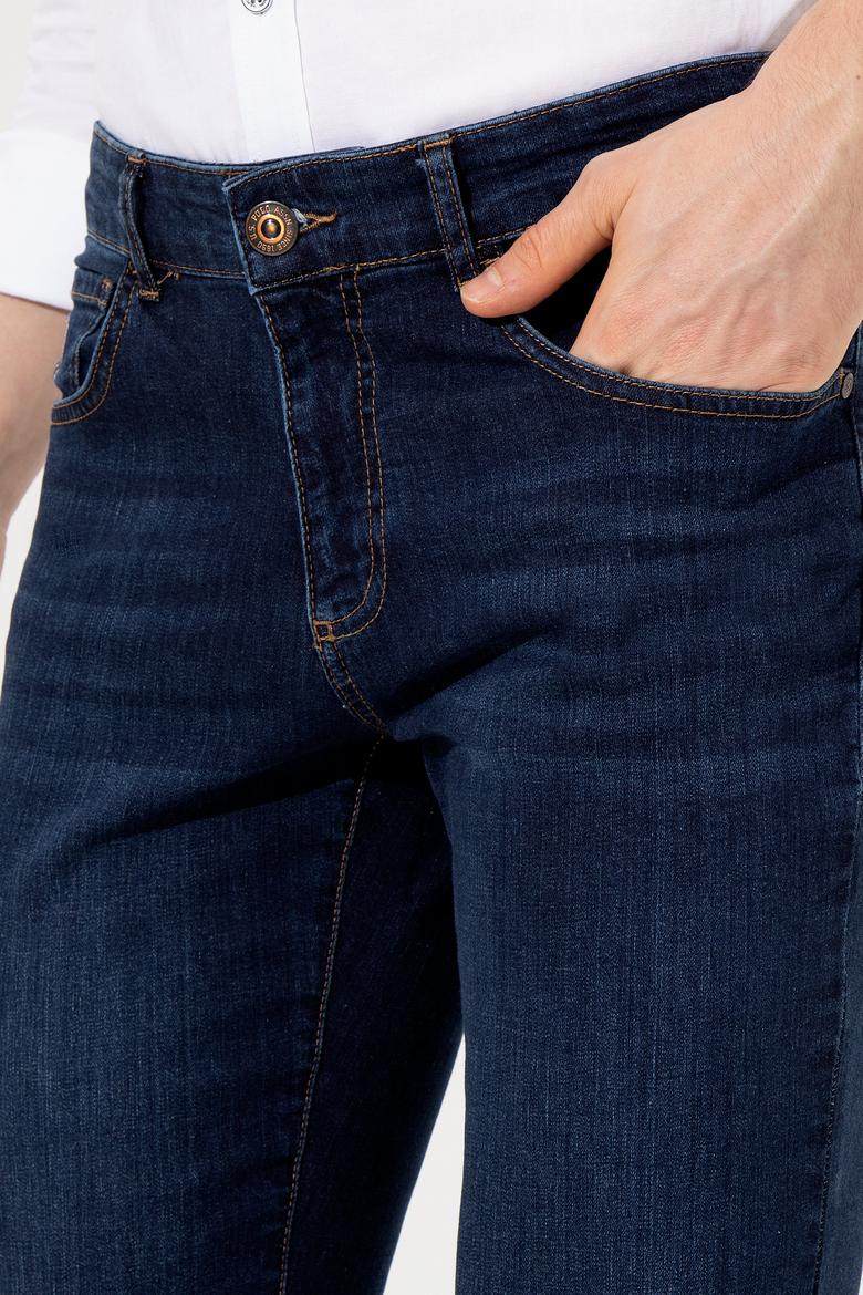 Erkek Koyu Mavi Jean Pantolon - 50251794017