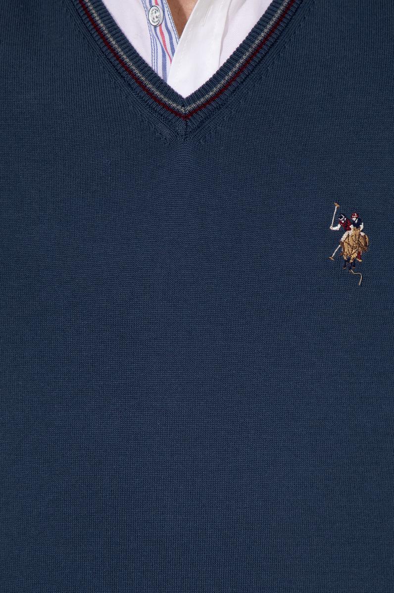 Erkek İndigo Basic Kazak