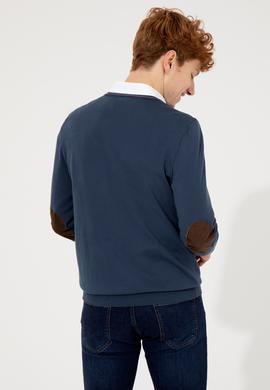 Erkek İndigo Basic Kazak - 50251886050