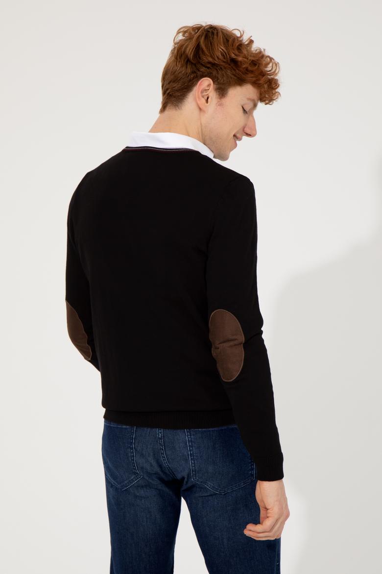 Erkek Siyah Basic Kazak - 50251886015